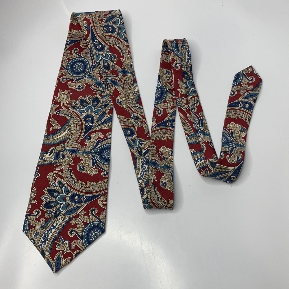 Spencer and Lowe vintage silk tie made in USA